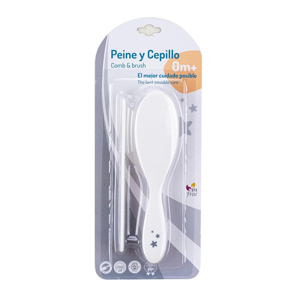 Interbaby Cape du Bain 400 GSM Coton Terry + Brosse/Peigne Modèle Love You Gris 100 x 100 cm