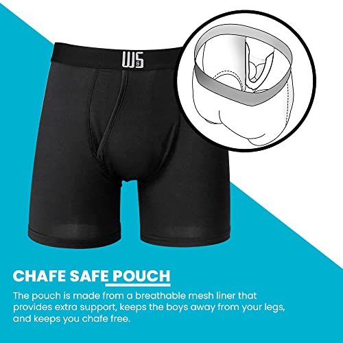 Warriors & Scholars | Boxer Briefs With Pouch | Mens Boxer Briefs | Boxer Briefs For Men Pack Of 6 | Printed Mens Underwear | Mens Boxer Briefs Underwear | Mens Underwear Boxer Briefs, Pack Am30Fbp, Medium #TOP2