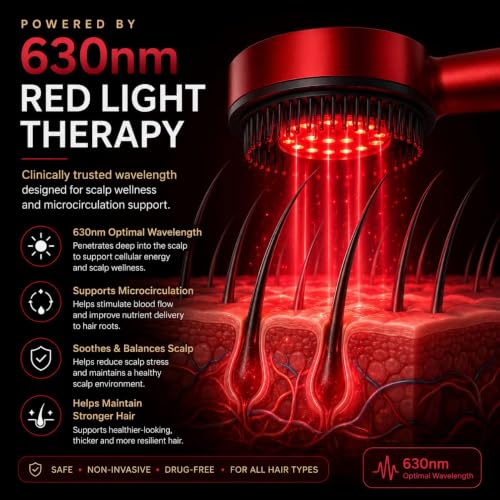 Image of Flexi Madhav Premium Head Scalp Electric Massager Comb | Scalp Massaging Brush with 3 In 1 Hair Oil Applicator | IPX7 Water Resistant,Portable Deep Massager For Hair & Head Relaxation at Home | Shiatsu Massage for Hair Growth /Stress Relax
