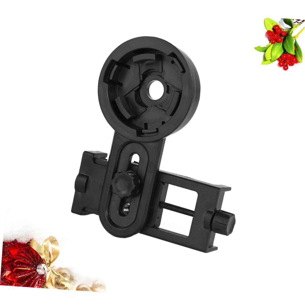 OSALADI Telescope Phone Adapter Spotting Scope Adapter Smartphone Camera Adapter Universal Adapter Telescope Adapter Cell Phone Adapter Mount Telescope Phone Mount Monoscope Black