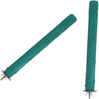 Mipcase Bird Perch Parrot Stand Parrot Wood Standing Rod Parrot Perches for African Greys Pet Training Stand Parrot Grind Stick Parrot Stand Ladder Game Stand Grinding Stick Pole Frosted