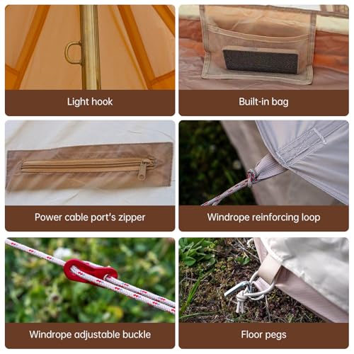 Bell Tent with Stove Jack 16.4ft