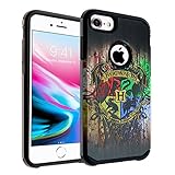 iPhone 6s Plus Case, DURARMOR Harry Potter Hogwarts Houses Dual Layer Hybrid ShockProof Ultra Slim Fit Armor Air Cushion Defender Protector Cover for iPhone 6s Plus / 6 Plus Hogwarts House