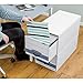 Bankers Box STOR/DRAWER STEEL PLUS Extra Space-Saving Filing Cabinet, Stacks up to 5 High, Legal, 6 Pack (00312) , White