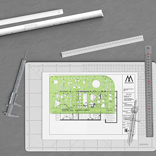 Image of Pacific Arc Template: Electrical Symbols, 135 Openings 5.25 inch x 8.25 inch