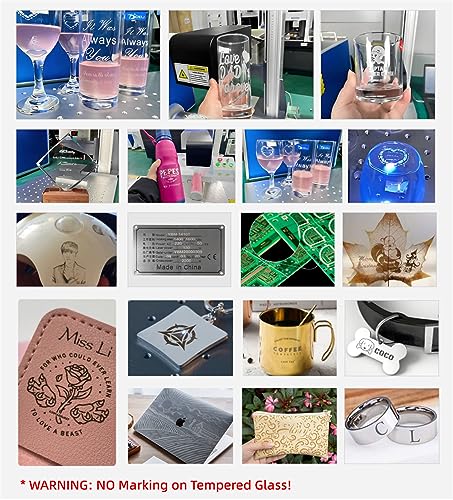 XGXHIN 5W UV-lasergraveerder, hogesnelheidsmarkeermachine, luchtkoelsysteem, lasergraveermachine, doe-het-zelf lasergraveerder voor hout en metaal, glas, leer - Afbeelding 3