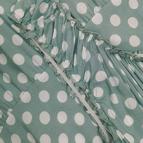Image of OSTOO Women's 2026 Summer Boho Floral Print Tiered Casual Flowy Long Maxi Dress