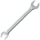 URREA Open-End Wrench - 5/16” x 3/8” Mechanics Tool with Precision Machined Ends & Fully Polished Nickel Chrome Finish - 3020