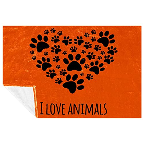 Couverture orange chaude anti-frisson pour lit, canapé et nuits fraîches de camping - 2