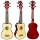 Martin Smith Soprano Ukulele with Ukulele Bag & Chord Book - Natural