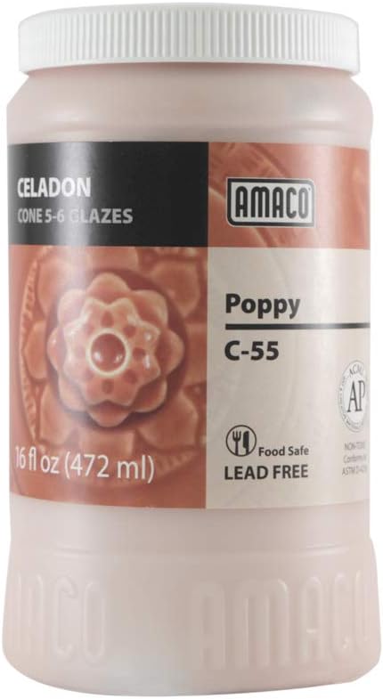 AMACO Celadon Glazes - Poppy, Pint