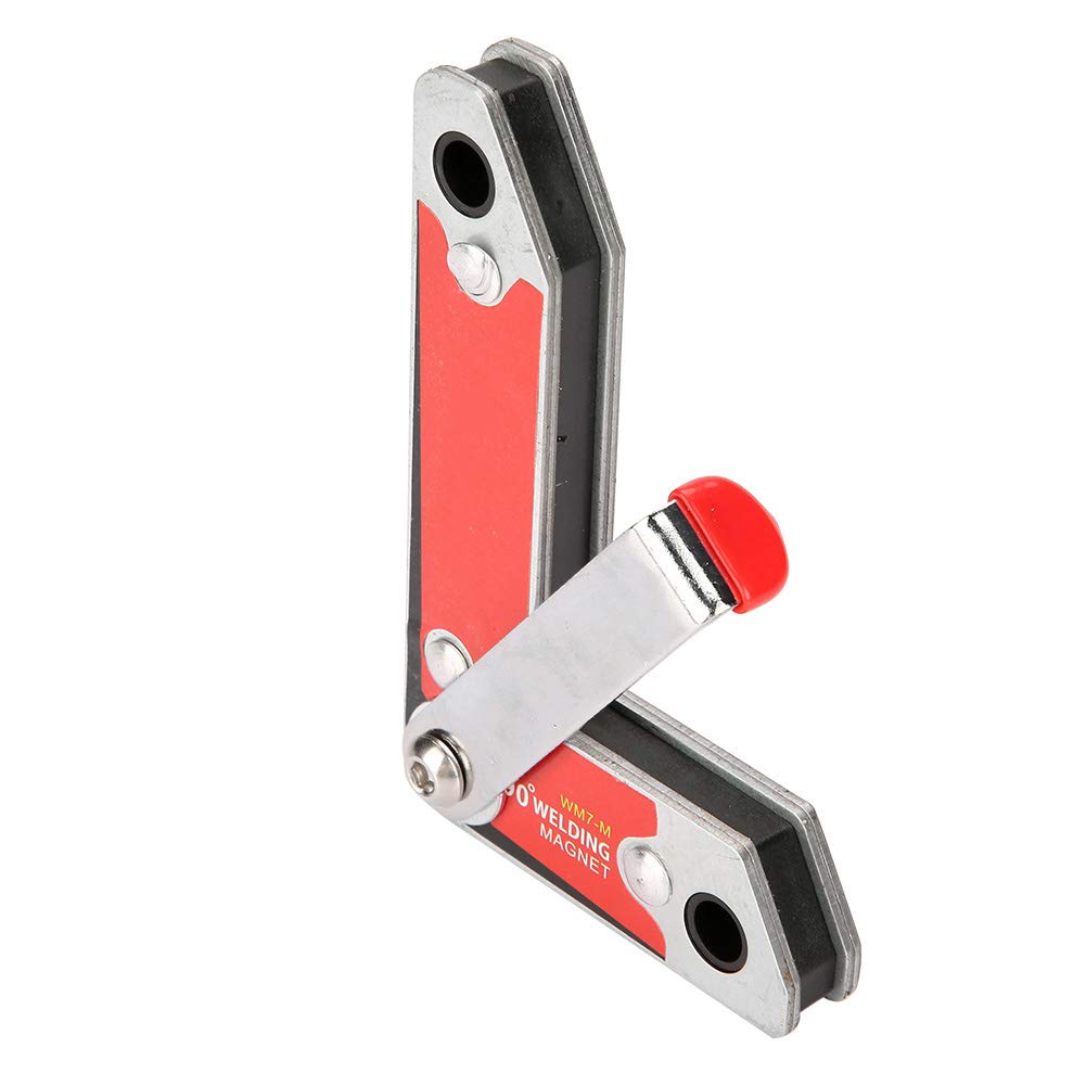 2 pz Magnete Morsetto per Saldatura Supporto Magnetico Fissaggio con Maniglia 30 60 90 Gradi Forte Magnete al Neodimio per Saldatura per Officina di Fabbricazione di Metalli Uso