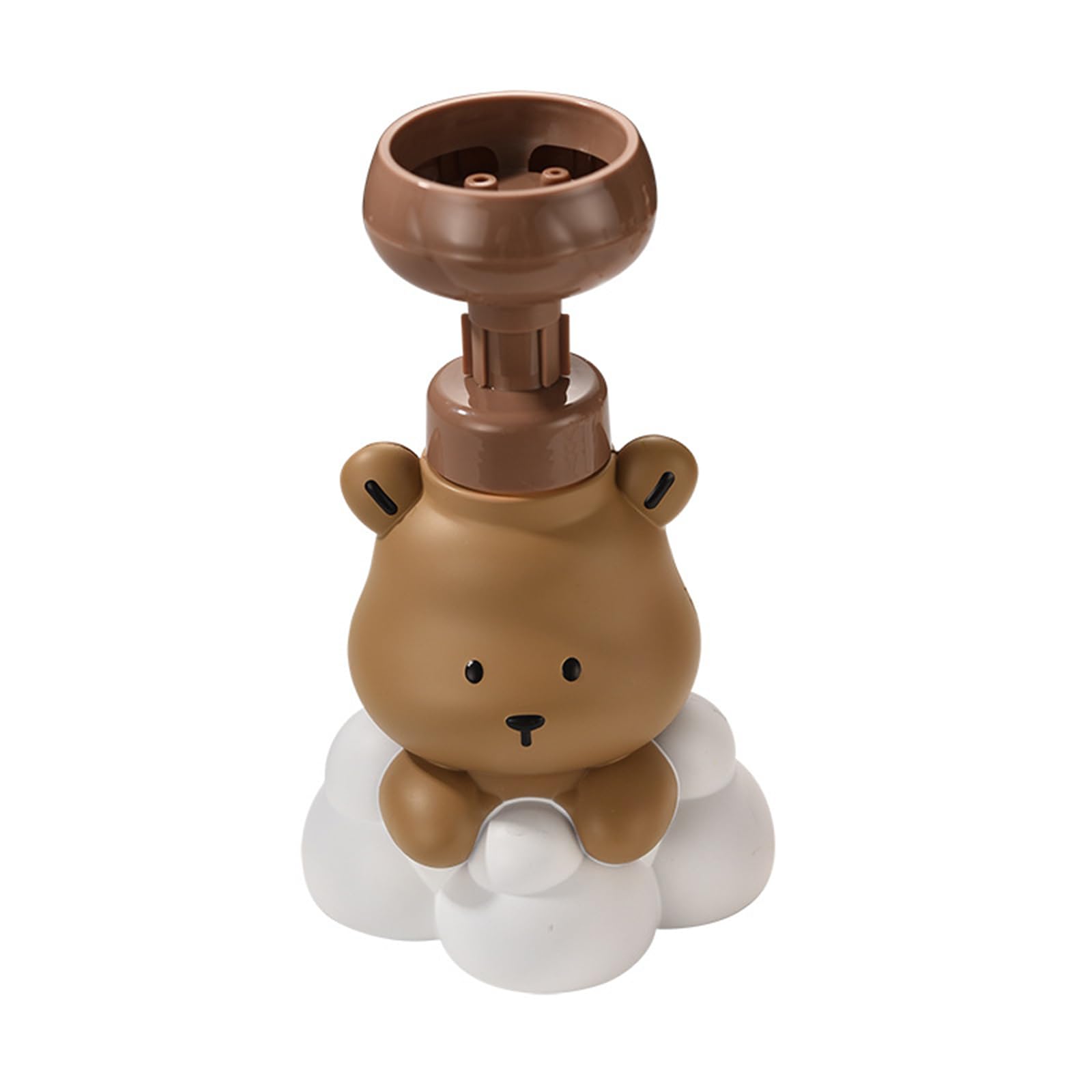 Kalttoy Adorable Bear Foam Making Pumps Bottle, Foam Dispenser for Bathroom Hand Sanitizers and Shampoo Dispensing Container Refillable Hand Sanitizers