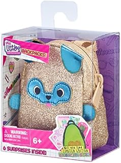 Real Littles- Mini Sac à Dos Backpacks Jouet, RLITTLES02, Multicolore, Doré, Rose, Vert, Petit