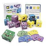 🎲【Diseño Seguro】 Tamaño ideal (2.5 x 2,5 cm) para niños, lo suficientemente grande como para prevenir la golondrina accidental. La apariencia linda y novedosa será atractiva para que los niños jueguen.