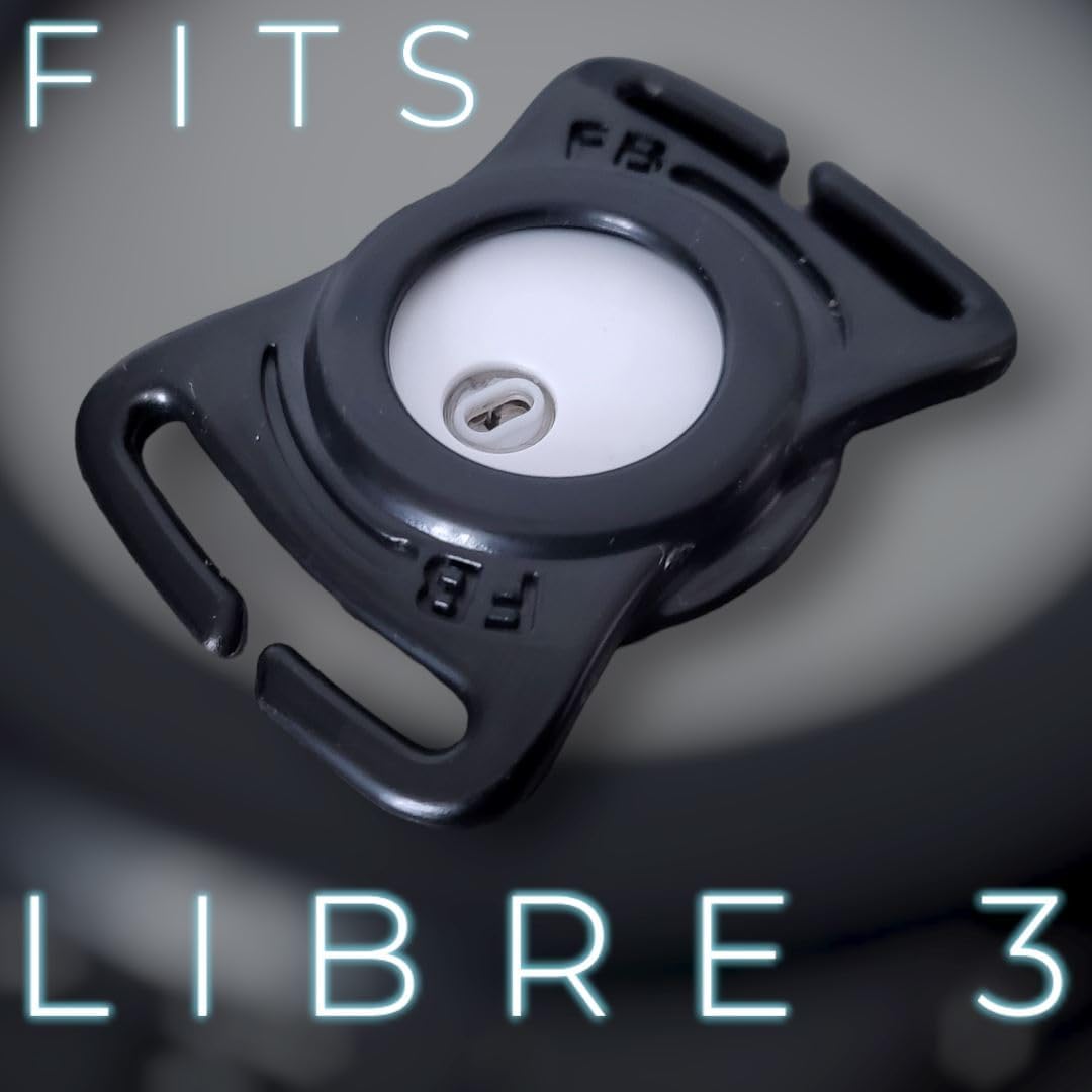 4-18" Inch Adjustable Freedom Band for Freestyle Libre 3 : Transmitter Protection Sensor Cover Arm & Leg Band -No More Adhesive Patches (4-18" Active Band, Black) (Purple)