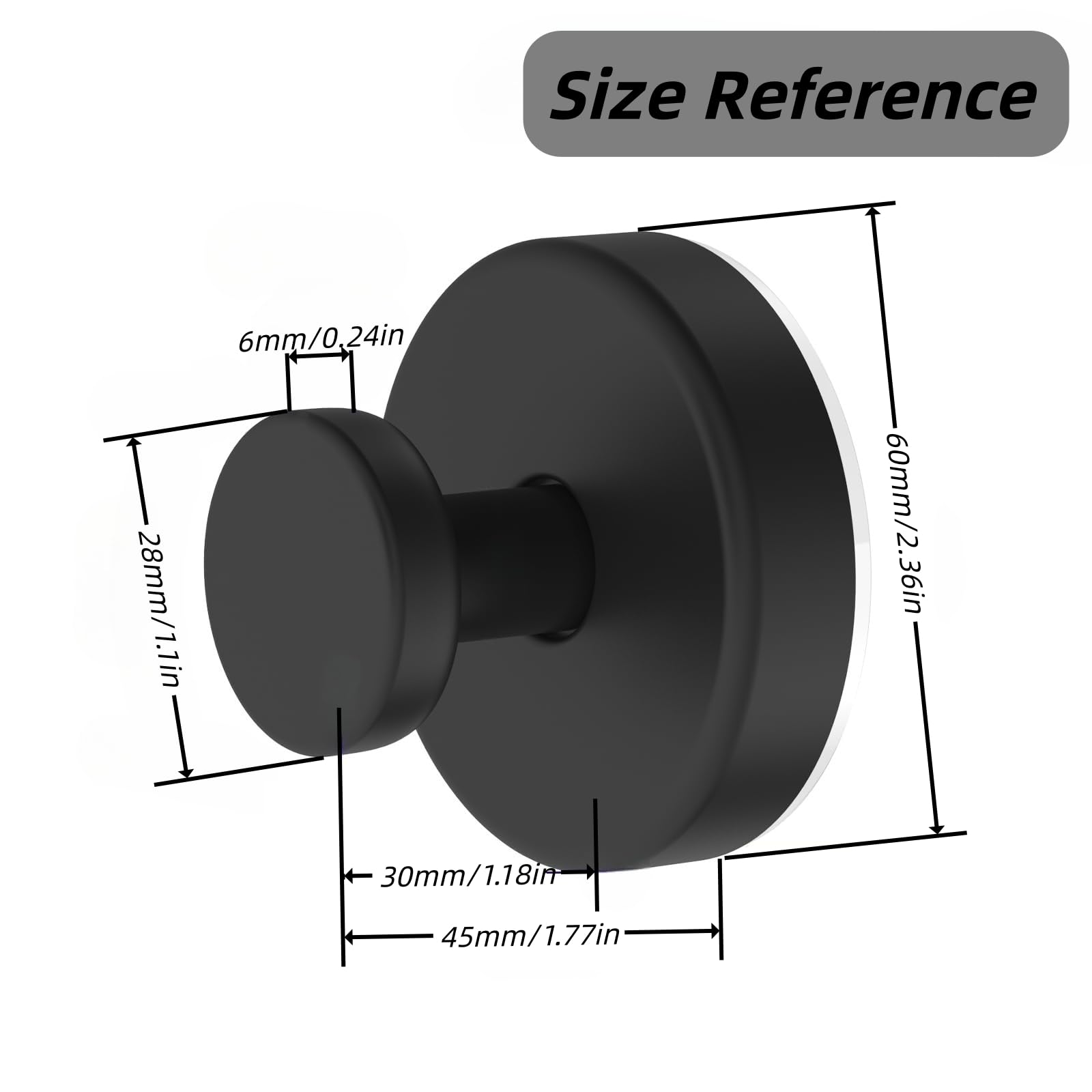 FuyeorTee Stainless Steel Heavy Duty Suction Cup Hooks for Shower Bathroom Removable Hook for Glass Window Door Wall Hooks for Hanging Towels Robes Wreaths (Pack of 2, Black)