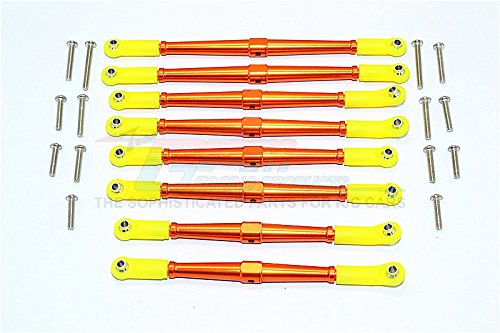 Axial SCX10 II Aluminum Link Mounts - Front/Rear Upgrade Set (Orange) For AX90046, AX90047 - View #9