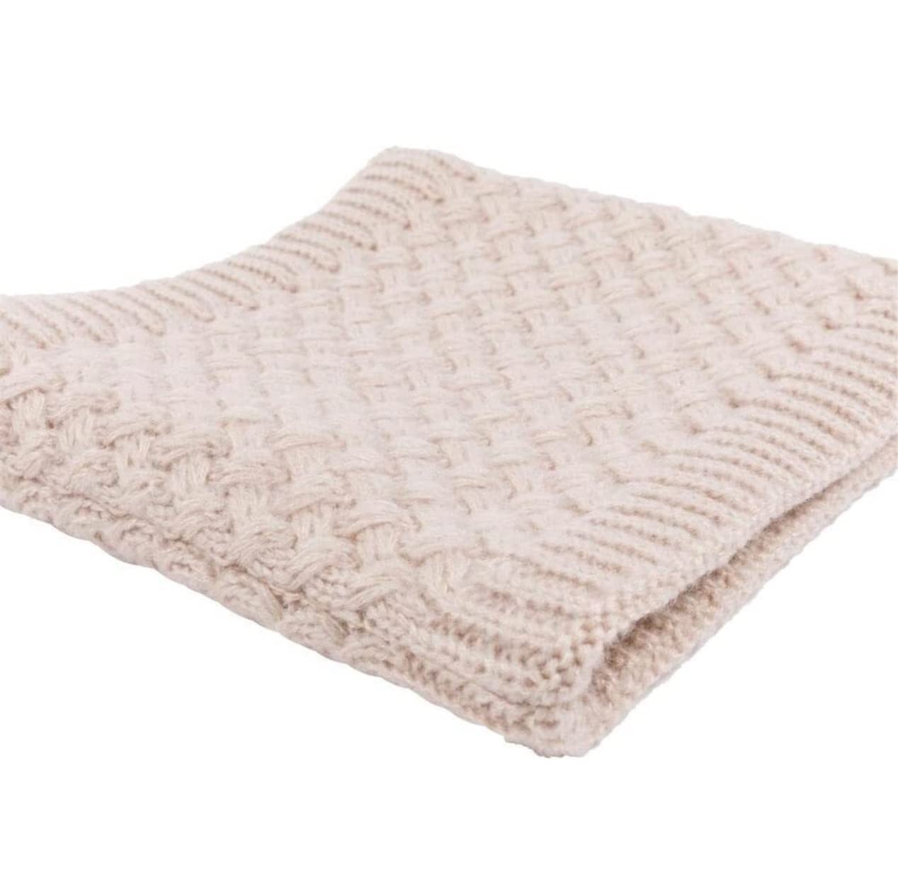 Écharpe Écharpe Chaude Tricotée Écharpe Foulard Épais Polaire Doublure Cache-cou Pour Thermique Echarpe Châle (Color : Khaki, Size : 24 * 20cm)