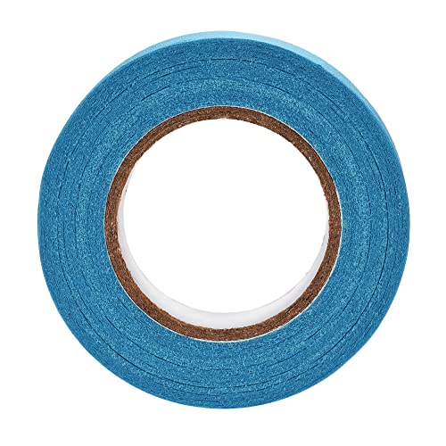 Image of uxcell 6Pcs 25mm 1 inch Wide 20m 21 Yards Masking Tape Painters Tape Rolls Light blue