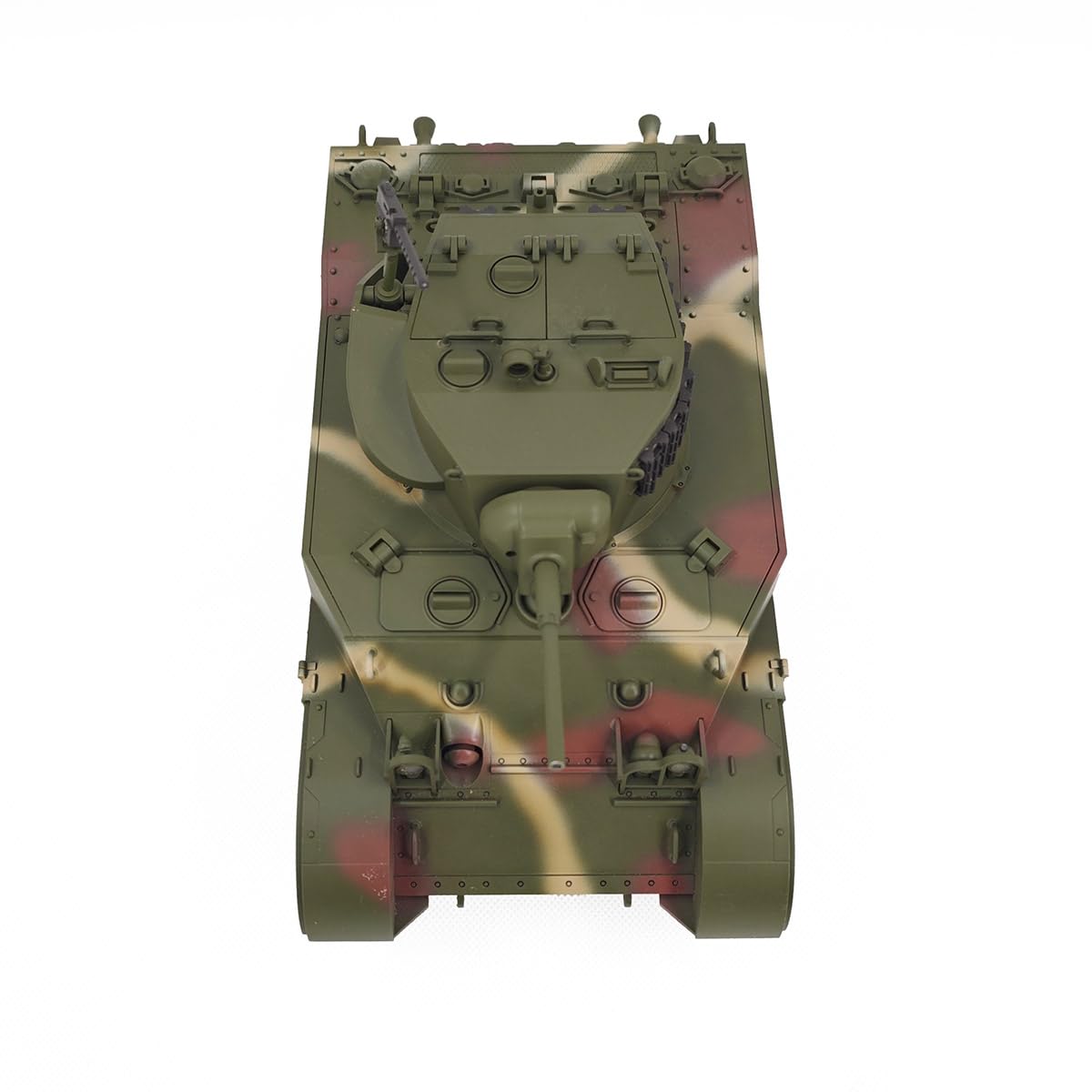 Czołgi RC dla dorosłych, skala 1/16 2,4 G US M5A1 Stuart lekki czołg model z dźwiękiem, efektami świetlnymi i teleskopowym układem wydechowym, zestawy modeli zdalnego sterowania 2,4 G (RTR)