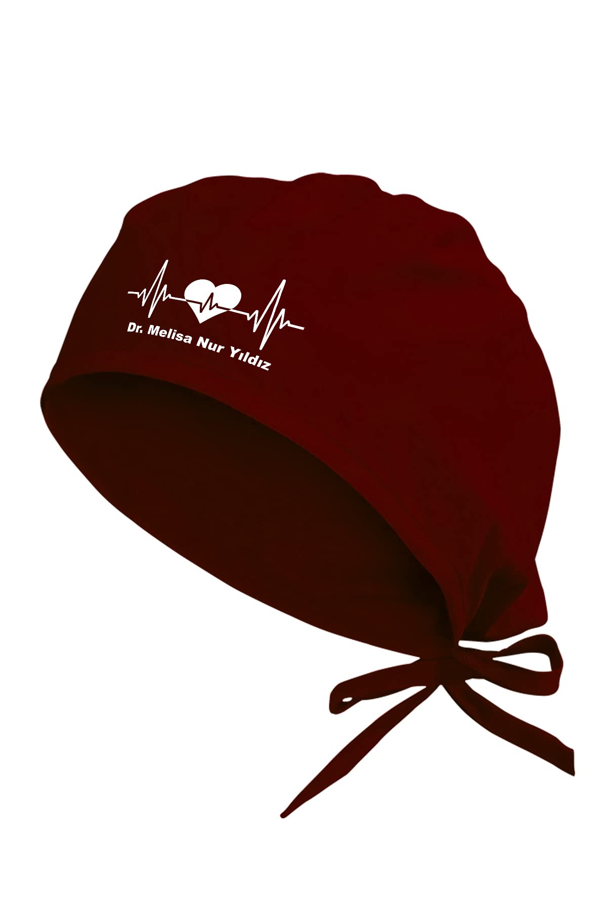Tasarım Trend Kalp Ritmi Cerrahi Bone Bordo TT012B