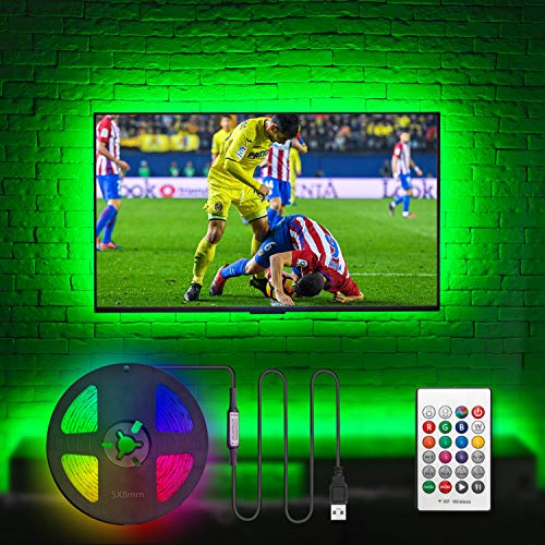 TV LED Backlight, Hamlite 50-55" TVs 11.5Ft USB Bias Lighting TV LED Lights