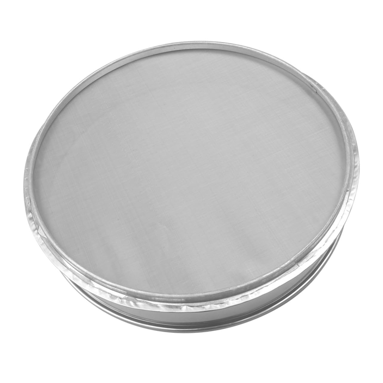 Toyvian 35cm Edelstahl Feinmaschensieb Vibrationspulversieb mit Feiner Maschenweite Rostfrei und Formbeständig für Garten und Pflanzenpflege