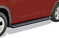 Tuxtreme Black 6" Wide Running Boards Nerf Bars for Toyota Highlander 2014-2019 - Aluminum Side Steps