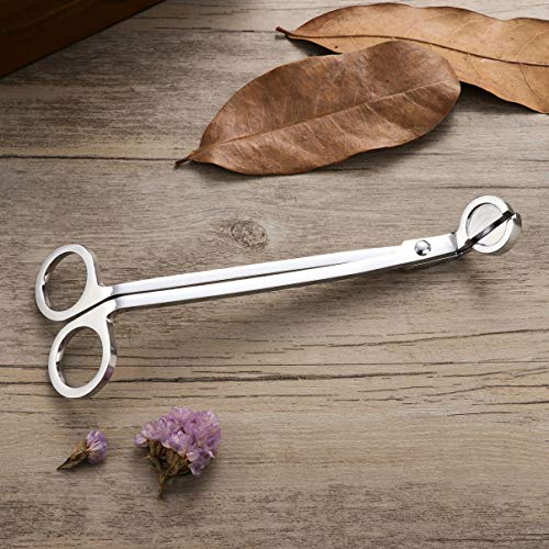 Conjunto de 3 peças de cortador de vela Healifty com cortador de vela, cortador de pavio e velas de