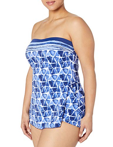 bandeau sarong one piece swimsuits