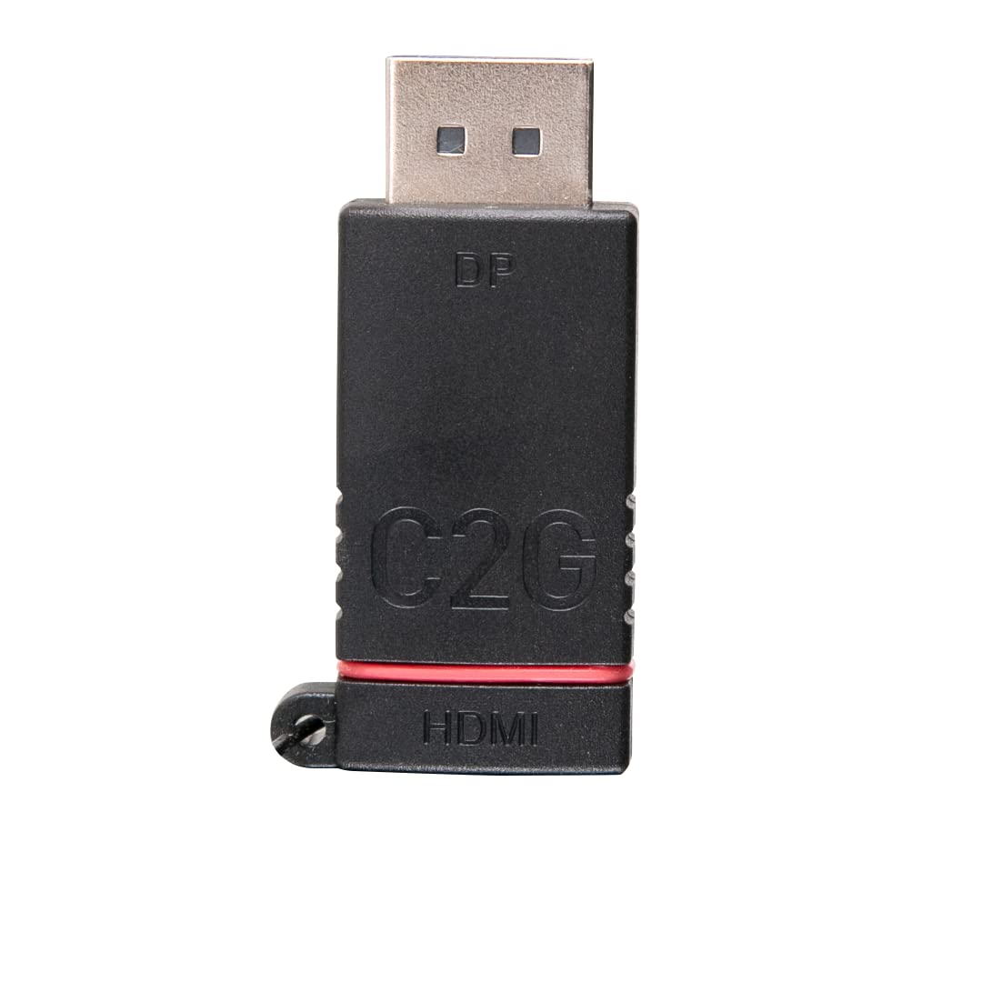 C2G Uniwersalny pierścień adaptera HDMI 4K z oznaczonym kolorami DisplayPort, Mini DisplayPort, i USB-C
