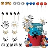 Spider Cake Decoration Superhero Birthday Cake Decorations Used To Celebrate Hero Themed Birthday Parties
