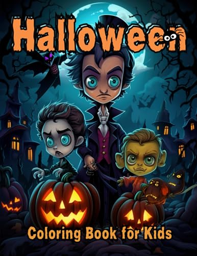 Halloween Coloring Book For Kids: Unleash the Halloween spirit in