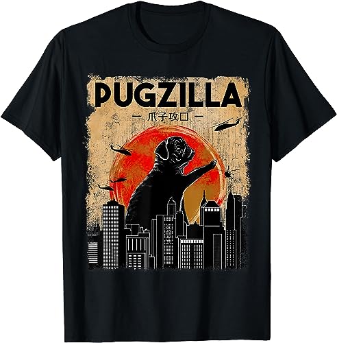 Funny Pug Owner, Pugzilla, amante de los perros, divertida c...