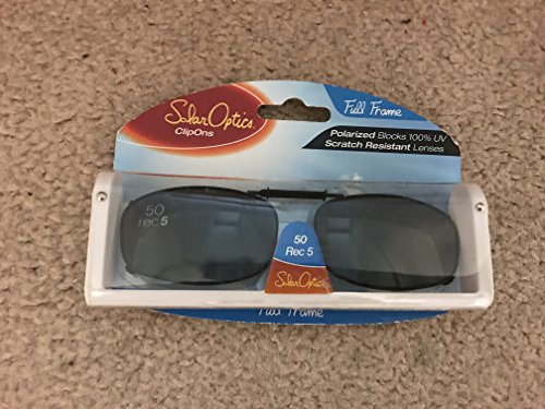 50 Rec 5 Full Frame Polarized Clip on Sunglasses