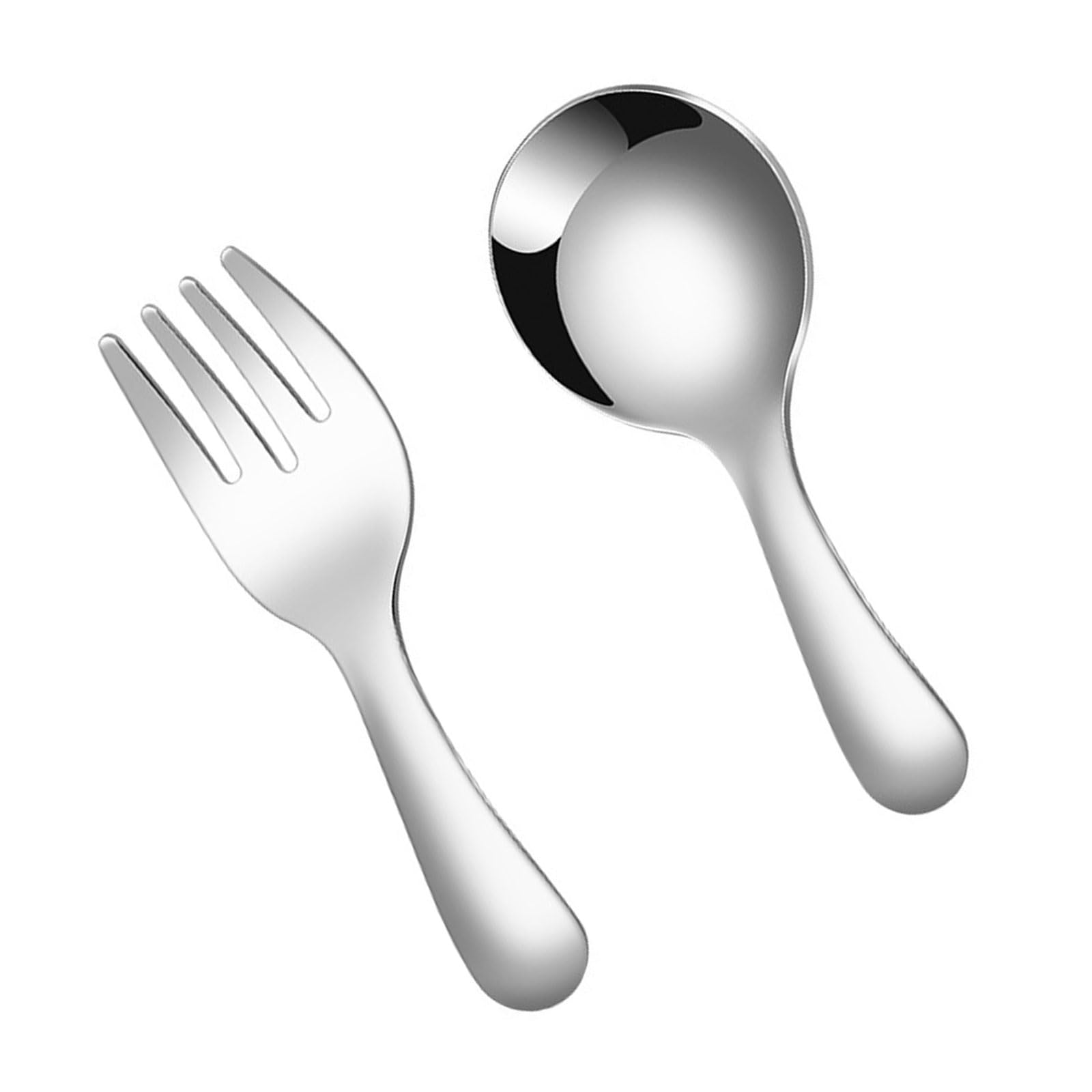 BEIDUOYANG 2 Pieces Alternative Color Fork And Spoon Compact Cutlery Set Travel Friendly Cutlery Supplies For Camping And Picnics Compact Camping Utensils