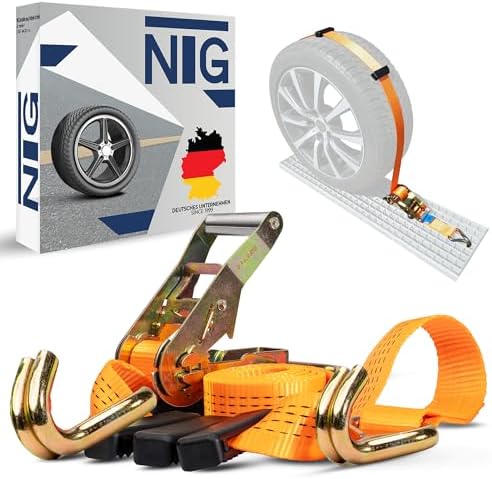 NTG Sjorbanden voor auto- en aanhangertransport, 4 stuks, 50 mm b...