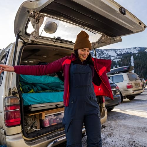 IBEX Merino Wool Aire Women's Puffer Jacket | Insulated, Breathable & Lightweight Hooded Jacket | Hoodies Ideal for Hiking, Running, Camping & Travel Large Bloodstone4