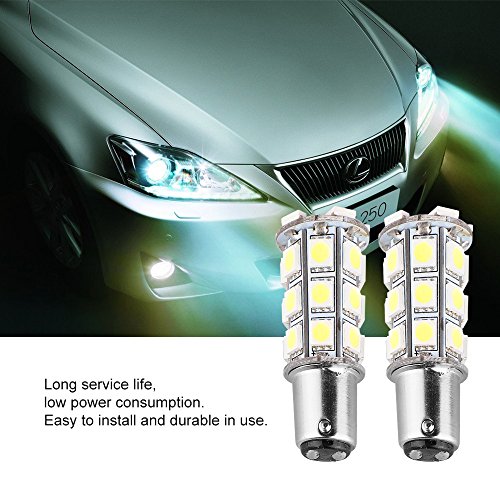TiooDre 2pcs 12V 4.5W 1157 BAY15D auto SMD 27-LED