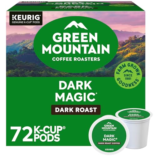 Green Mountain Coffee Roasters Dark Magic Keurig Single-Serve K-Cup Pods, Dark Roast Coffee...