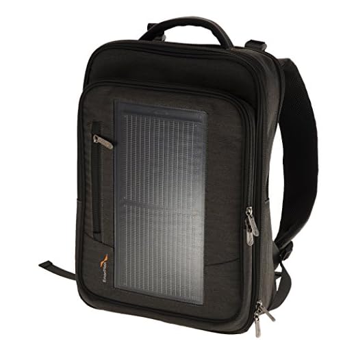 EnerPlex Packr Executive Solar Powered Backpack (PREXECGY)