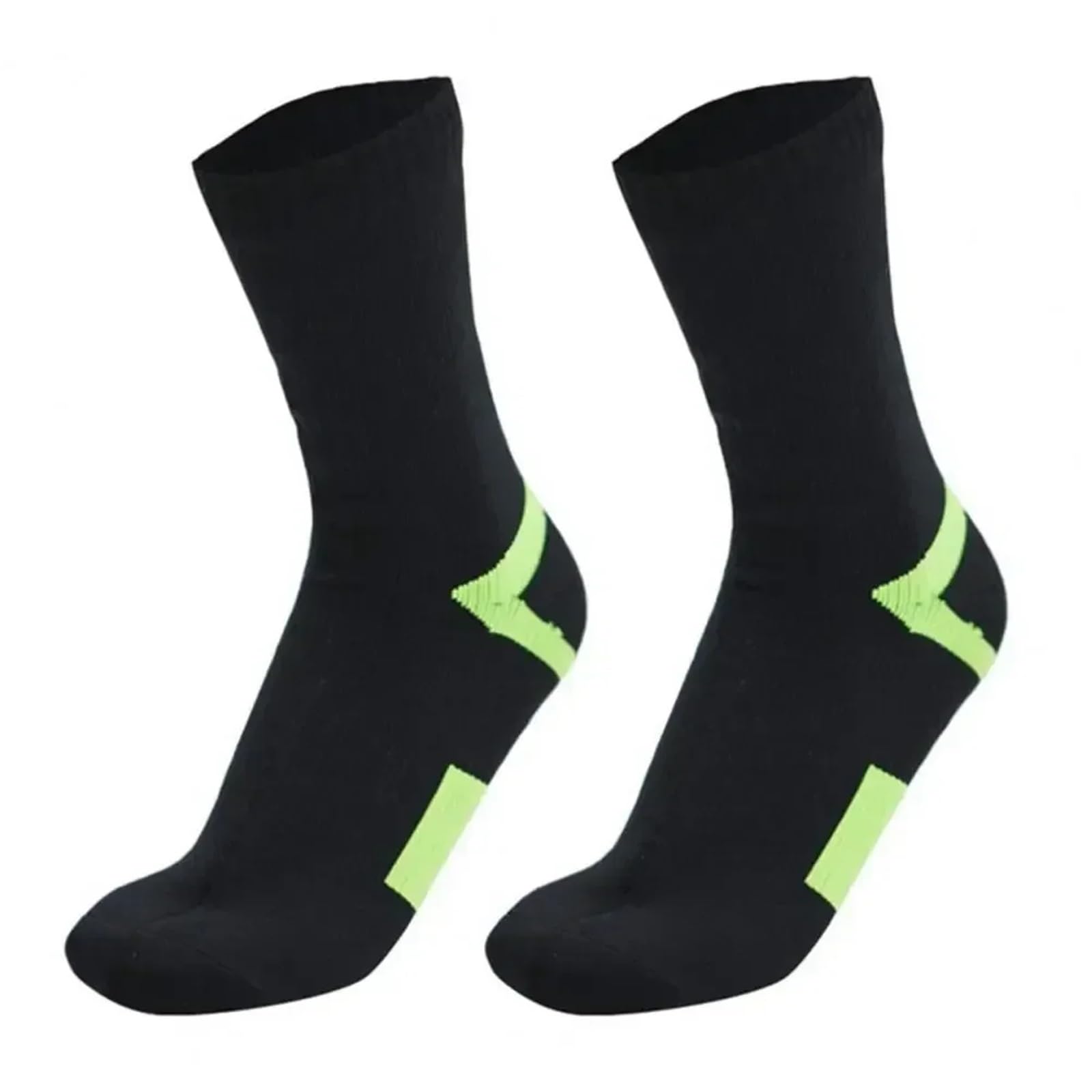 Wasserdichte Socken 1 Paar wasserdichte Socken, elastisch, atmungsaktiv, Mittelrohrsocken, Fußschutz, winddicht, for Wandern, Waten, Reiten, Skifahren FüR Wie Laufen