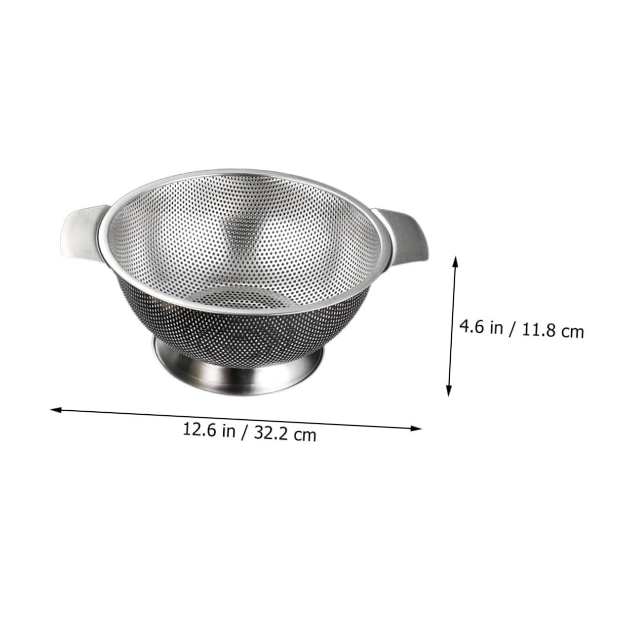 Garneck Colador de Arroz de Acero Inoxidable Malla Pequeña para Cocina, Cesta para Lavar Verduras y Escurridor para Frutas y Arroz