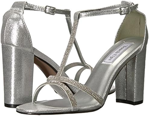 Touch Ups Women's Gwen Heeled Sandal, Silver, 8.5 M US | Image 6