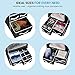 ZOBER Hanging Closet Organizer, 9-Shelf - Hanging Storage Organizer Shelves for Clothes, Towels, Toys - College Dorm Room, Nursery, & Home Closet