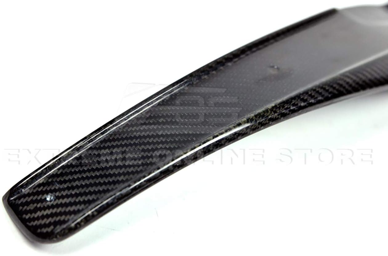 Extreme Online Store Replacement for 2005-2013 Chevrolet Corvette C6 Grand Sport & Z06 | ZR1 Style Carbon Fiber Side Skirts' Mud Flaps Pair SS-028-MF-BKCF