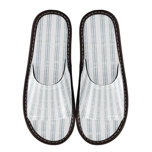GuoChe Seamless Vertical Stripes Texture Ultralight Soft Spa Sandal Indoor Outdoor Slides Sandals Pool3