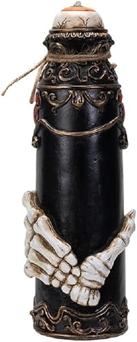 Miniatura 2 de Pacific Giftware Botella de poción de mano de esqueleto LED, decoración gótica, estatua de 12.40 pulgadas de alto
