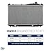 Spectra Premium CU2354 Radiator With TOC Compatible With Honda Civic and Acura EL